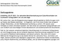 Stellungname Glück, 05.07.2021