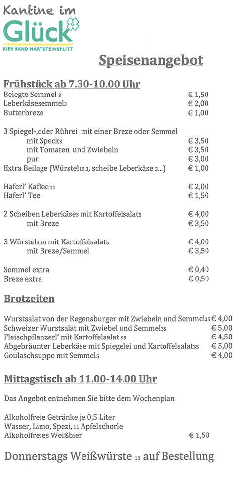 Brotzeitkarte